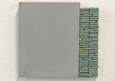 Joanna Kessel, '(In)visible Cities: Reveal I’, Porcelain, smalti, Jesmonite, pigment. 16.5x17x3cm. 2016.